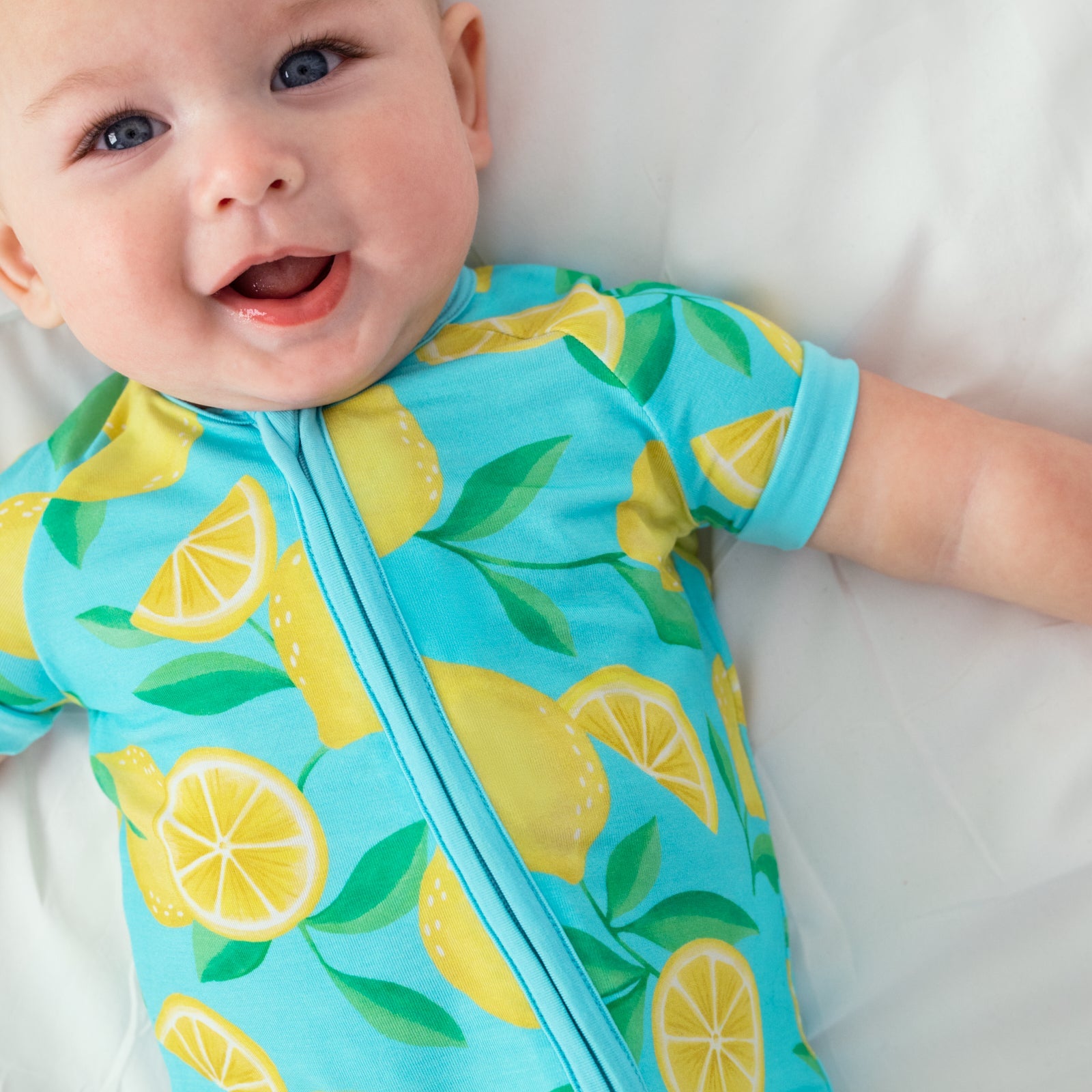 Blue Sunny Citrus Shorty Zippy