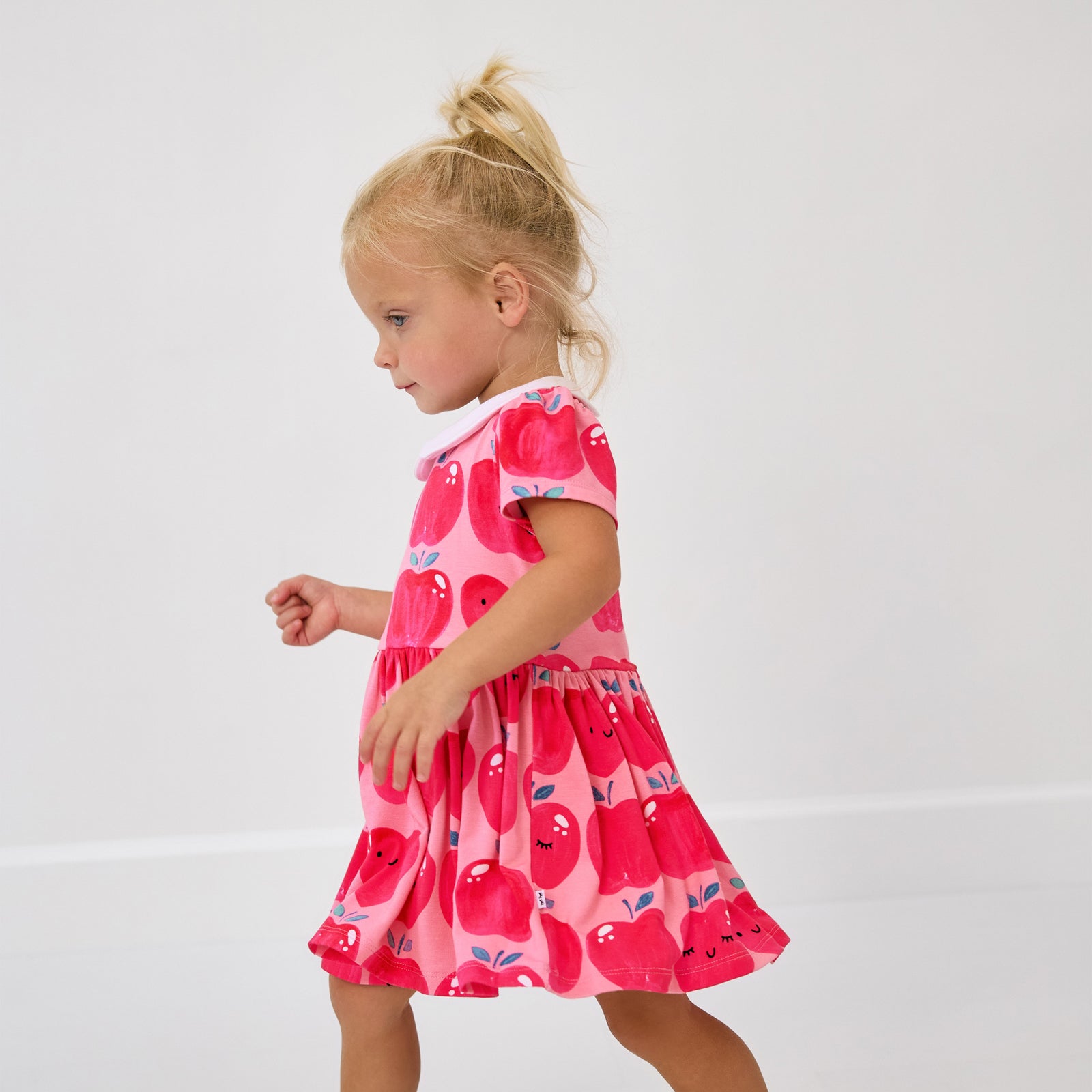 Sweet Orchard Collar Skater Dress with Bloomer