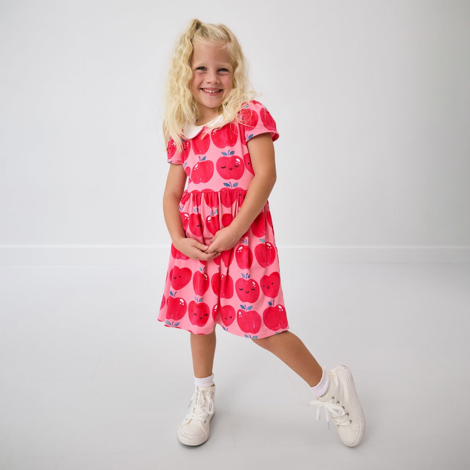 Sweet Orchard Collar Skater Dress