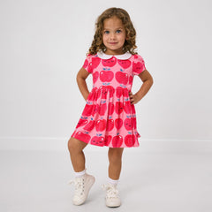 Sweet Orchard Collar Skater Dress with Bloomer