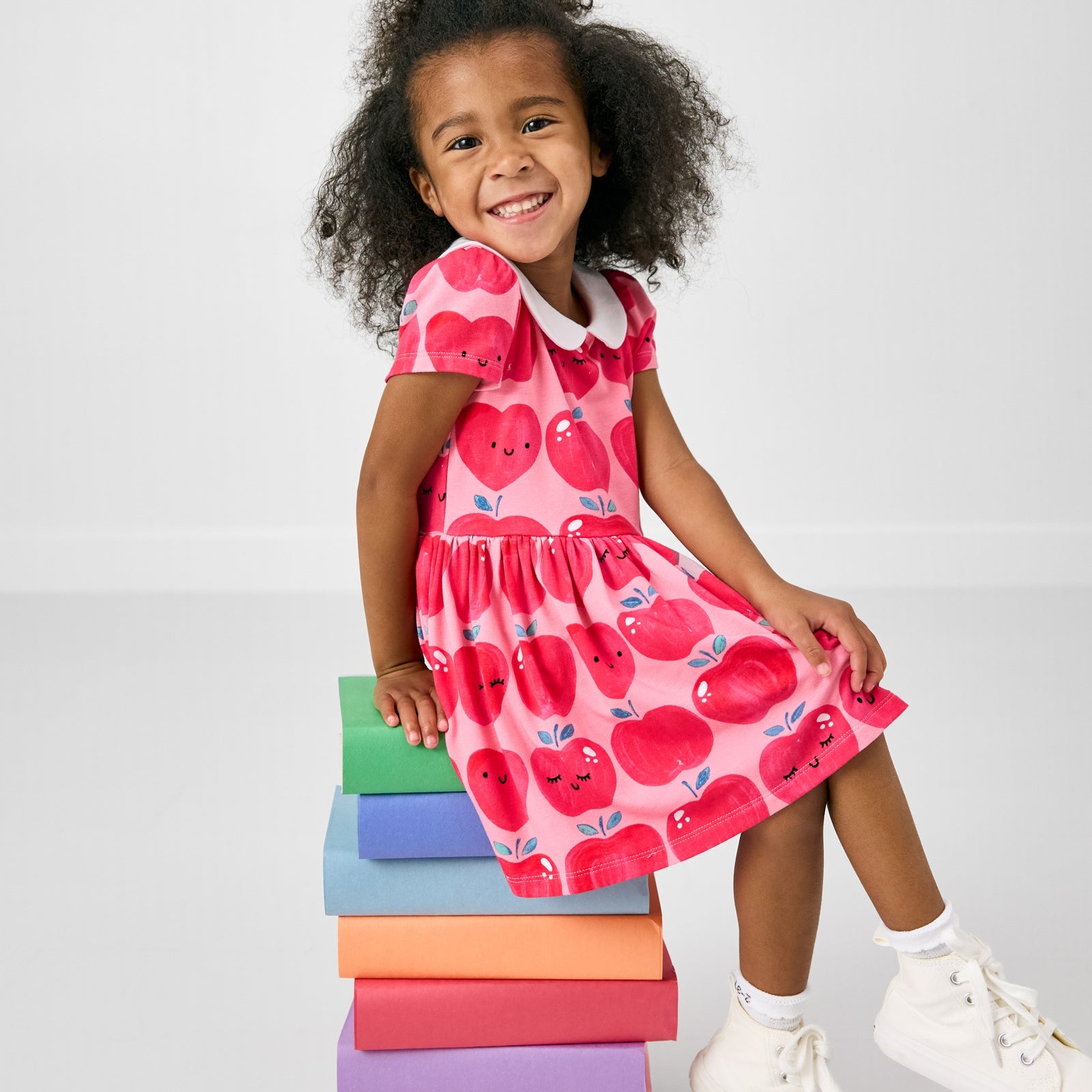 Sweet Orchard Collar Skater Dress