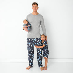 Blue To the Moon & Back Men's Pajama Pants