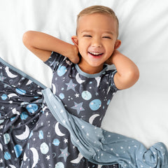 Blue To the Moon & Back Large Cloud Blanket®