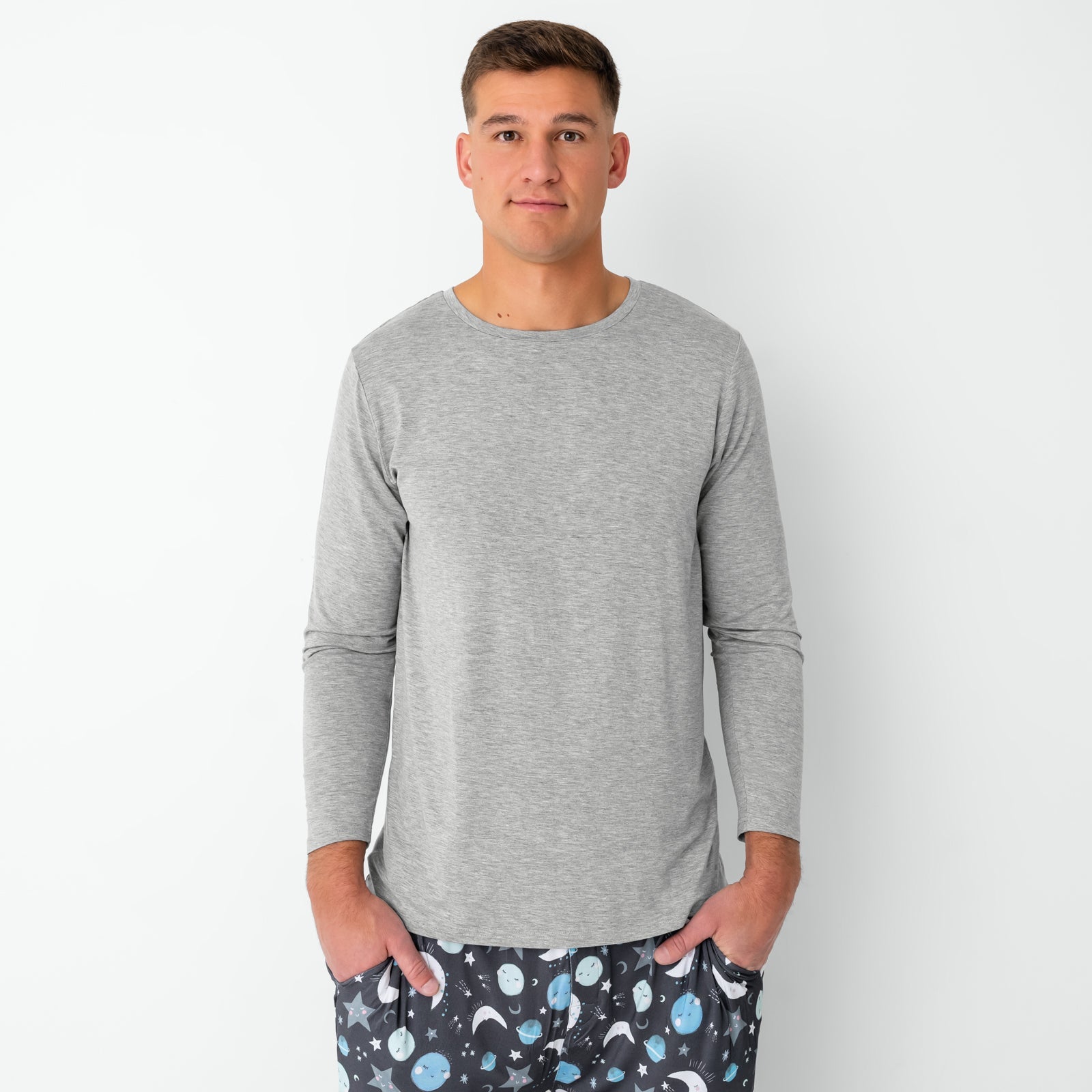 Blue To the Moon & Back Men's Pajama Pants