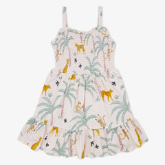 Wild Escape Smocked Dress