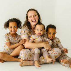 Desert Sunrise Women's Short Sleeve Pajama Top