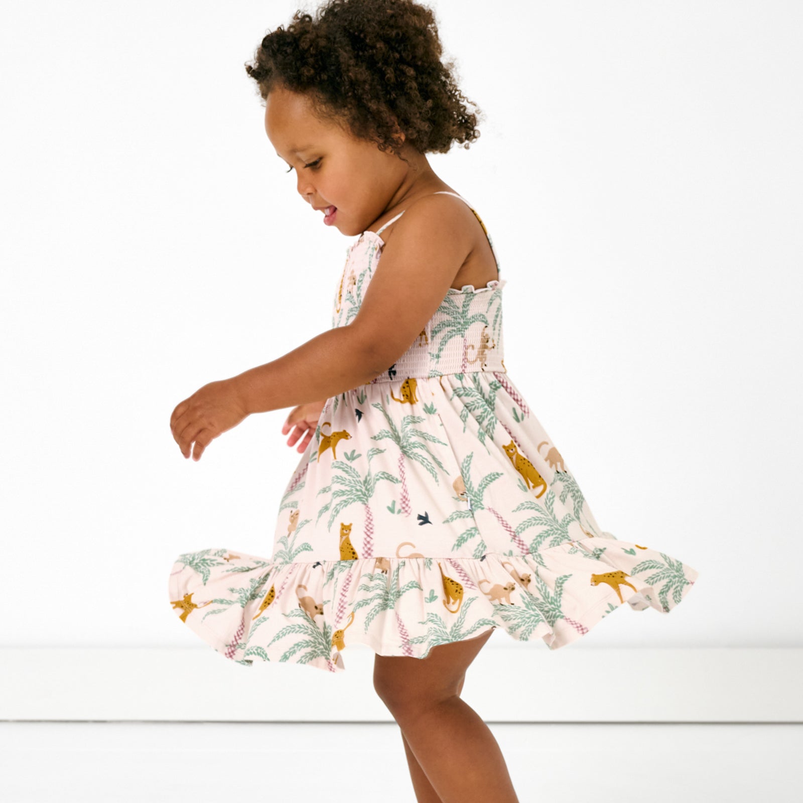 Wild Escape Smocked Dress