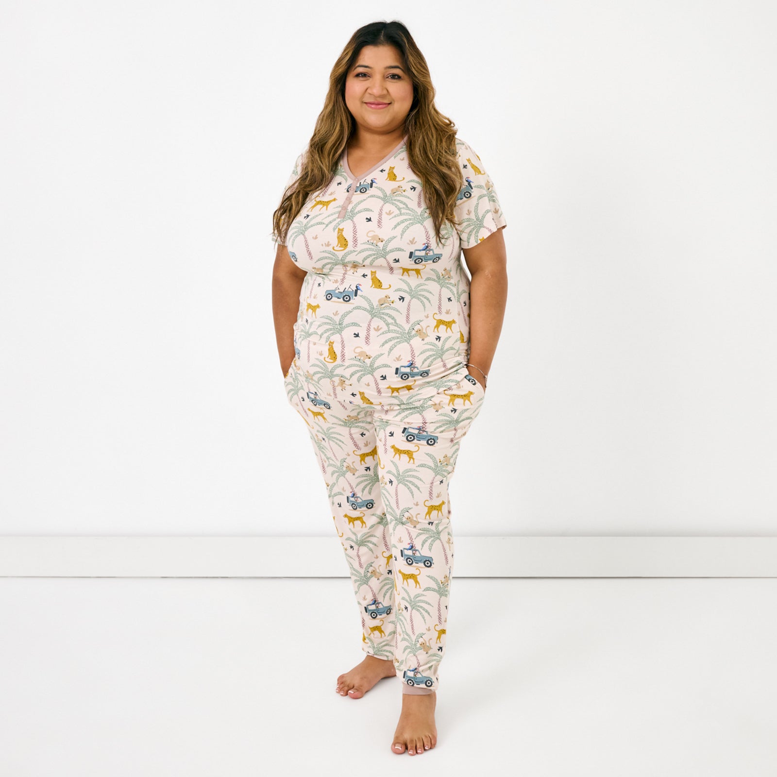 Wild Escape Women's Short Sleeve Pajama Top