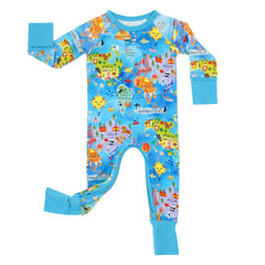 Around The World Crescent Zippy