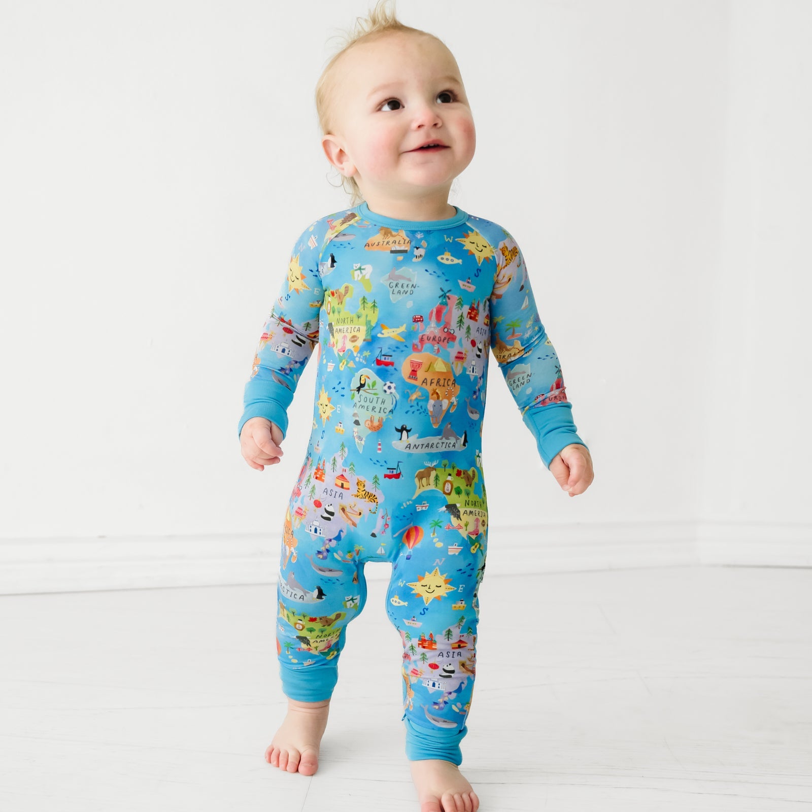 Around The World Crescent Zippy
