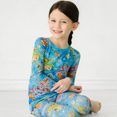 Around The World Two-Piece Pajama Set