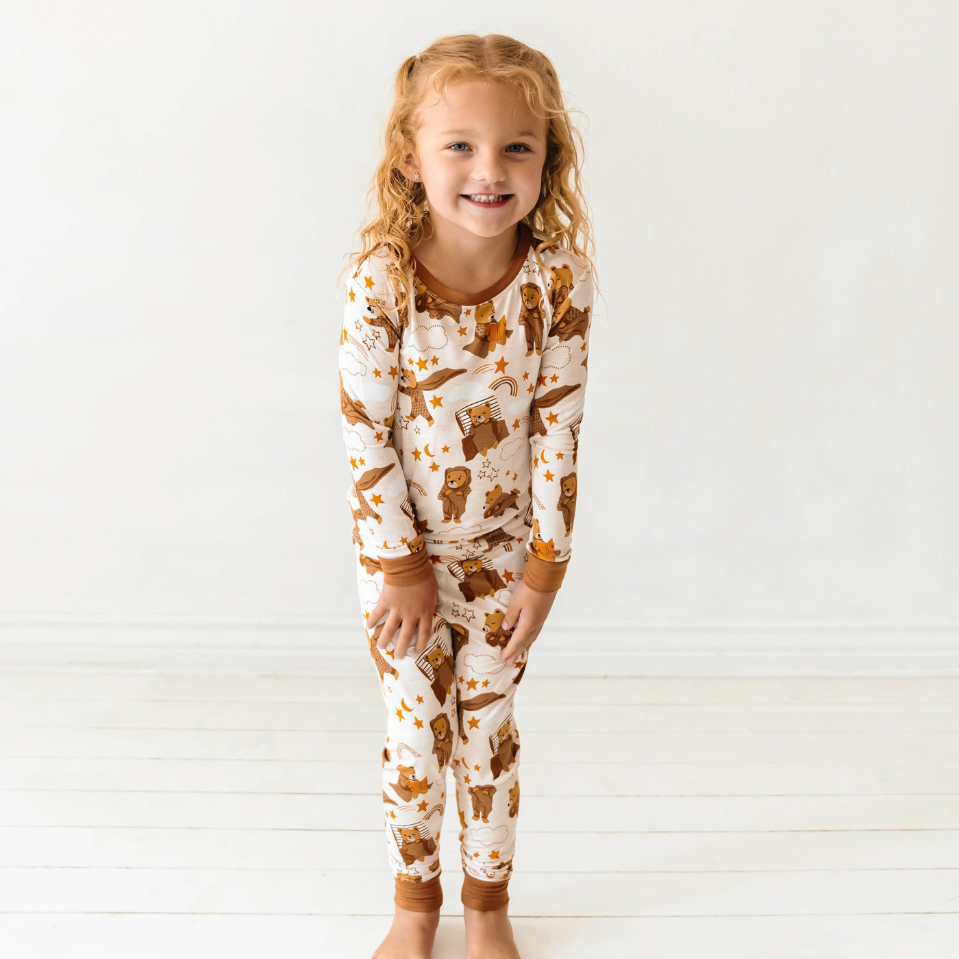 Beary Sleepy Two-Piece Pajama Set