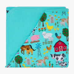 Blue Farm Fam Large Cloud Blanket¨