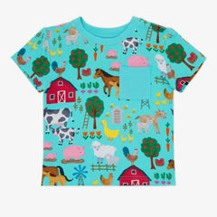 Blue Farm Fam Relaxed Pocket Tee