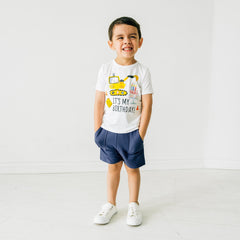 Birthday Builders Construction Graphic Tee