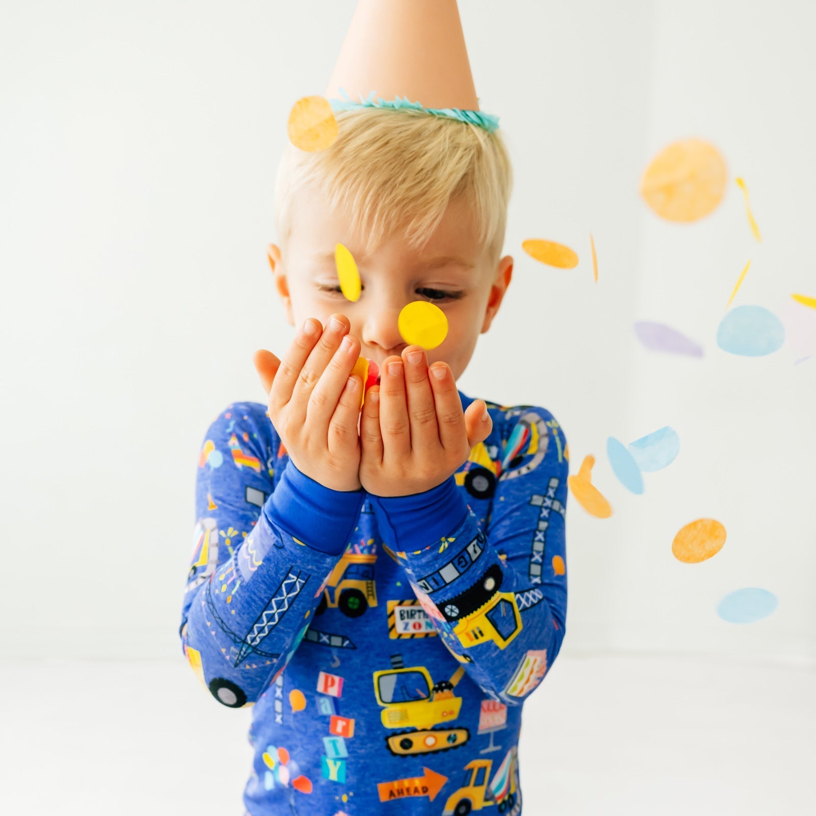 Birthday Builders Two-Piece Pajama Set