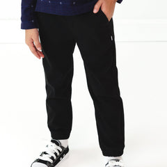 Black Denim Jogger