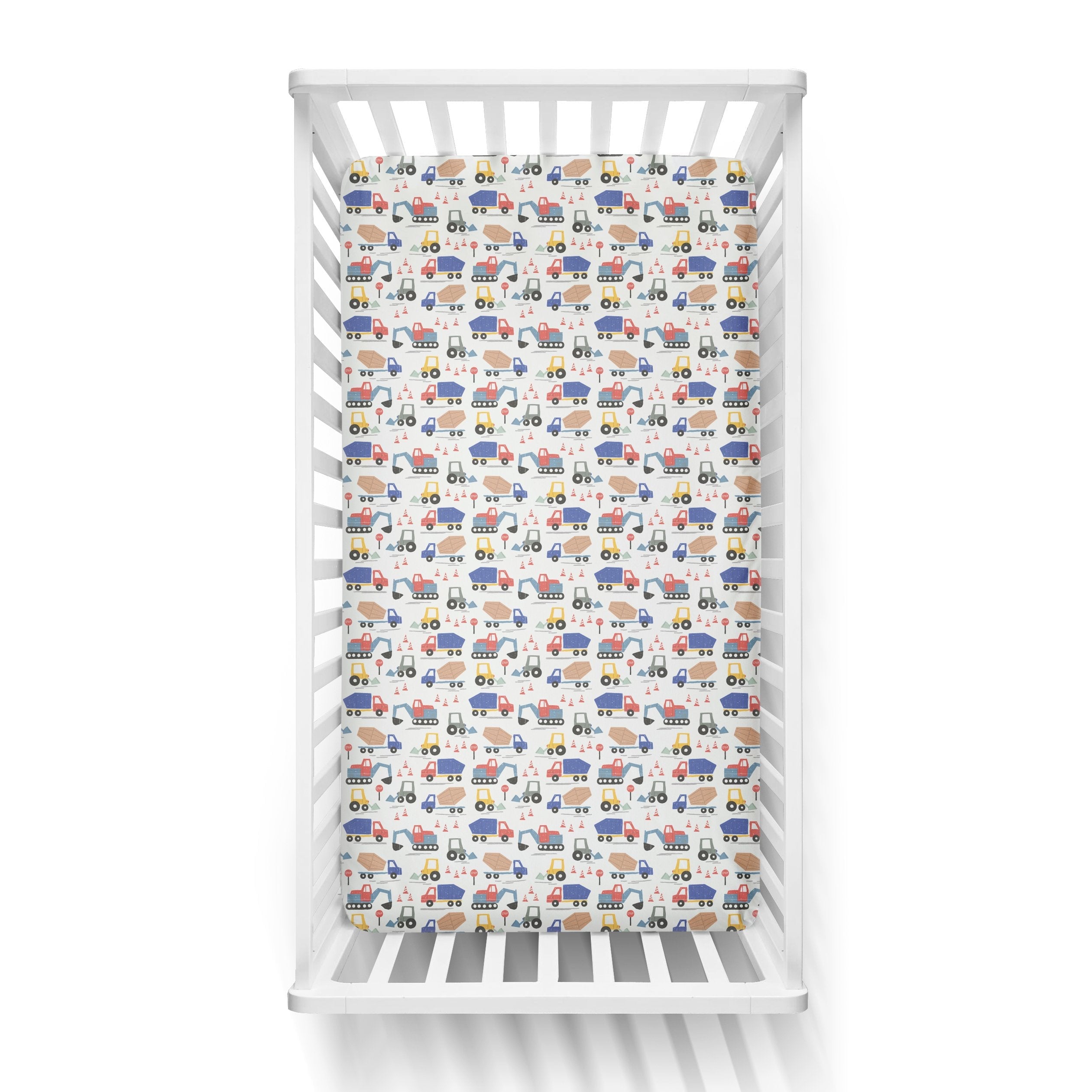 Construction Fitted Crib Sheet