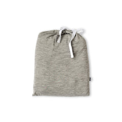 Heather Gray Fitted Crib Sheet