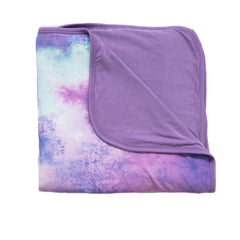 Purple Watercolor Large Cloud Blanket®