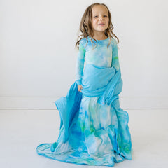 Tidepool Watercolor Large Cloud Blanket®