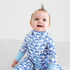 Blue Rainbows Bandana Bib