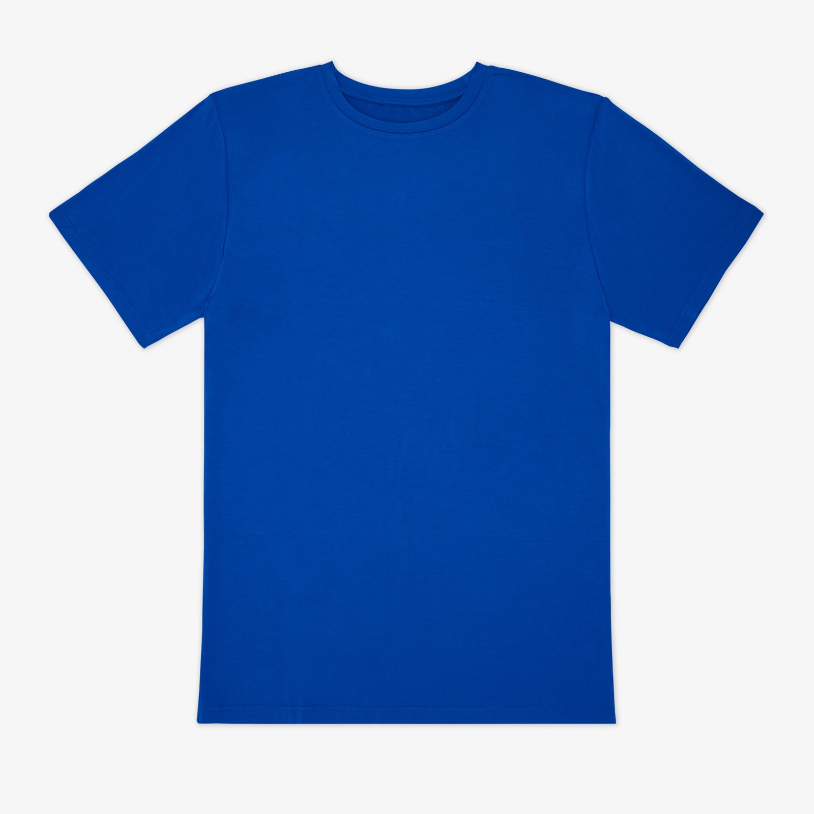 Electric Blue Men's Short Sleeve Pajama Top