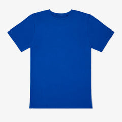 Electric Blue Men's Short Sleeve Pajama Top