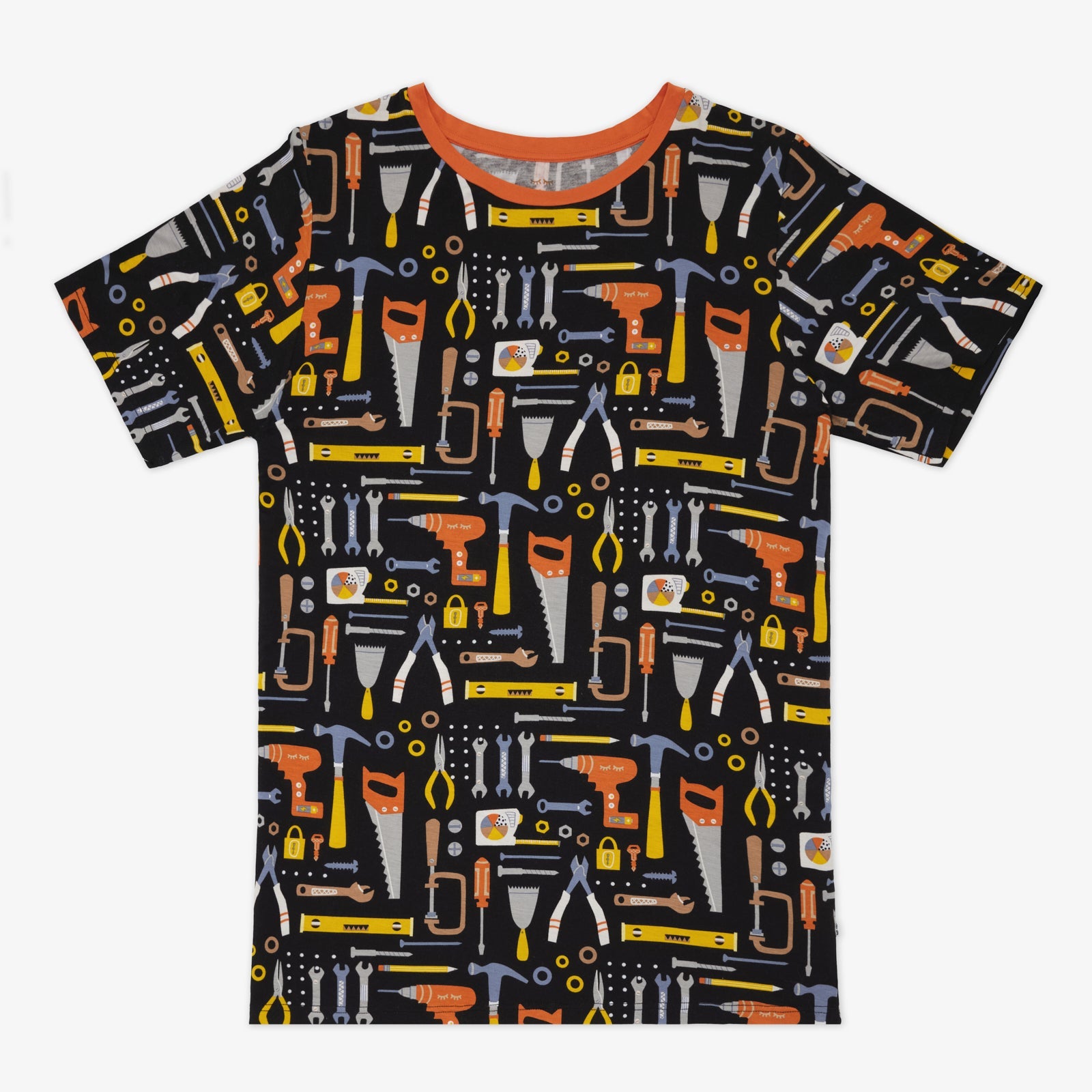 Little Builders Men's Short Sleeve Pajama Top