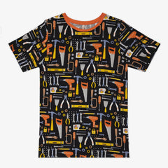 Little Builders Men's Short Sleeve Pajama Top