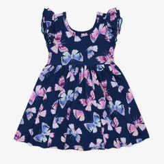 Royal Butterflies Flutter Twirl Dress