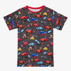 Disney & Pixar Piston Cup Men's Short Sleeve Pajama Top