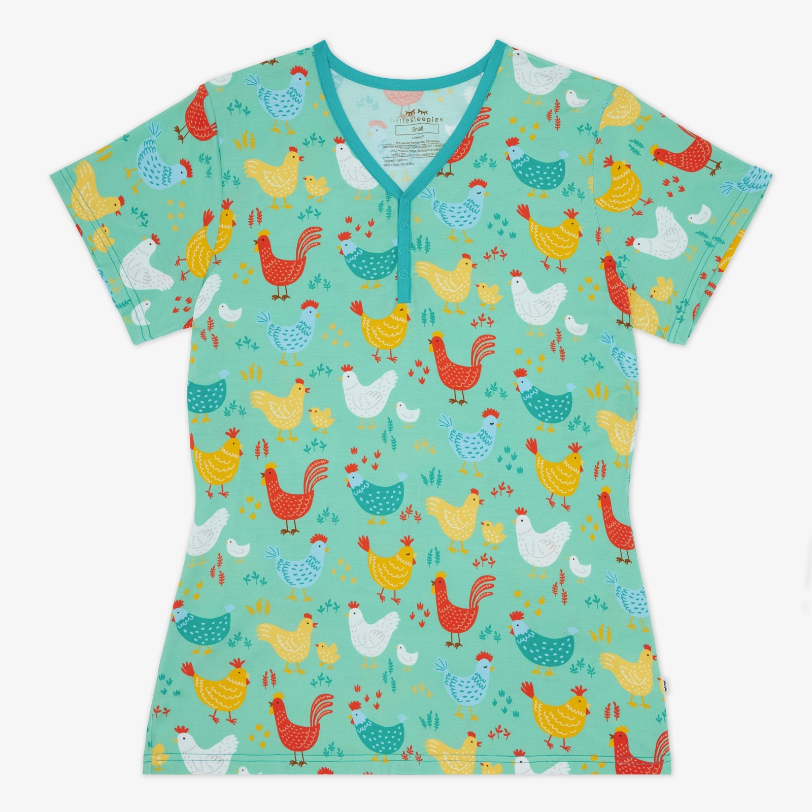 Cozy Coop Women's Short Sleeve Pajama Top