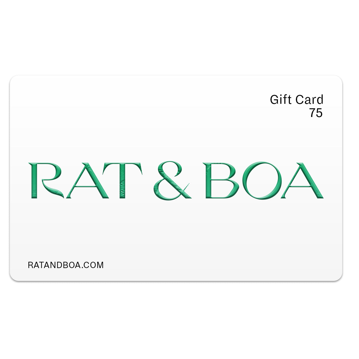 $75 Gift Card