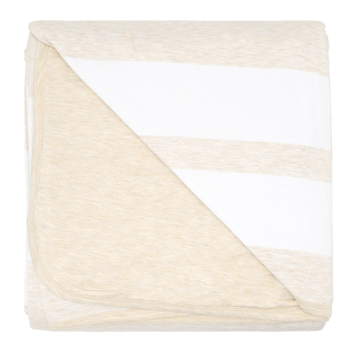 Heather Oatmeal Stripe Oversized Cloud Blanket®