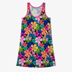 Jungle Blooms Women's Sleeveless Nightgown