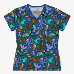 Jungle Jam Women's Short Sleeve Pajama Top