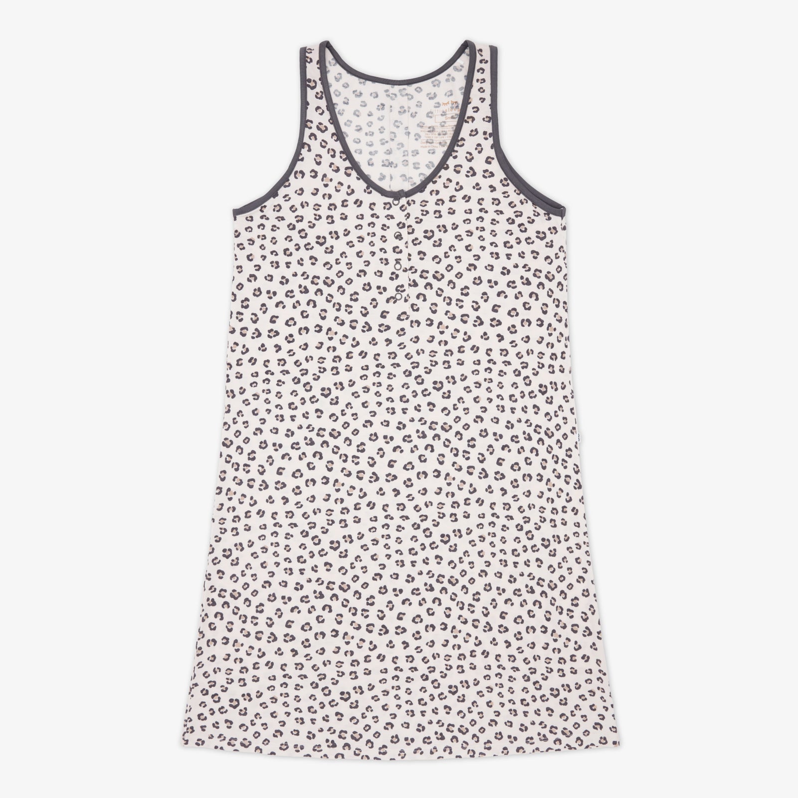 Luxe Leopard Women's Sleeveless Nightgown