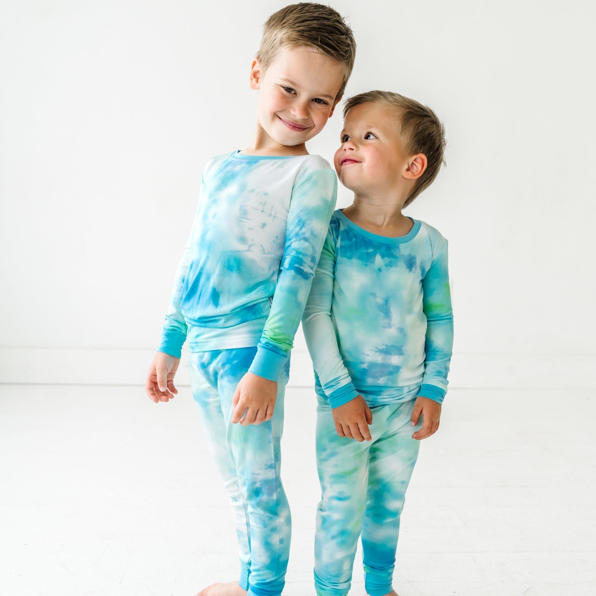 Tidepool Watercolor Two-Piece Pajama Set