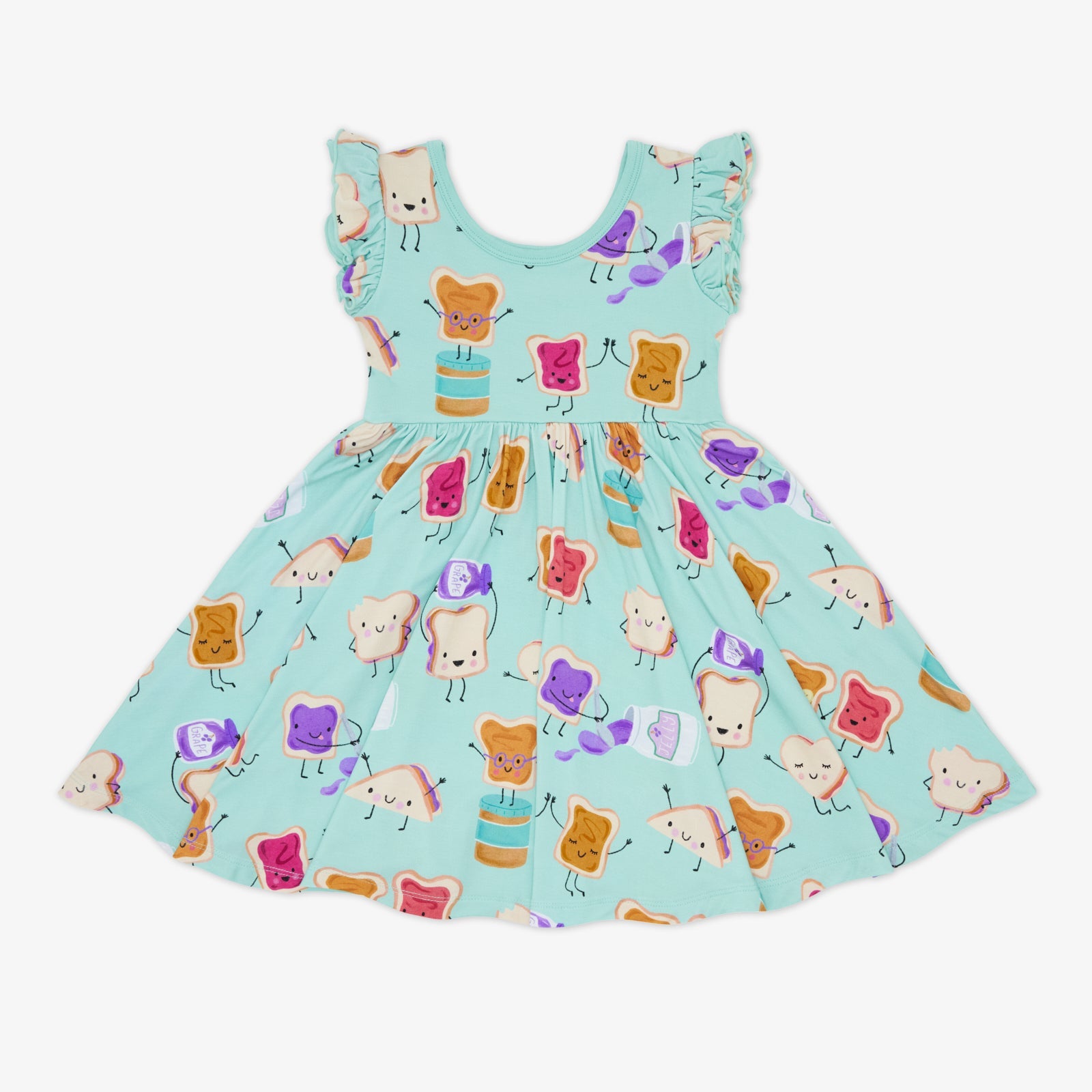 Lunch Buddies Flutter Twirl Dress