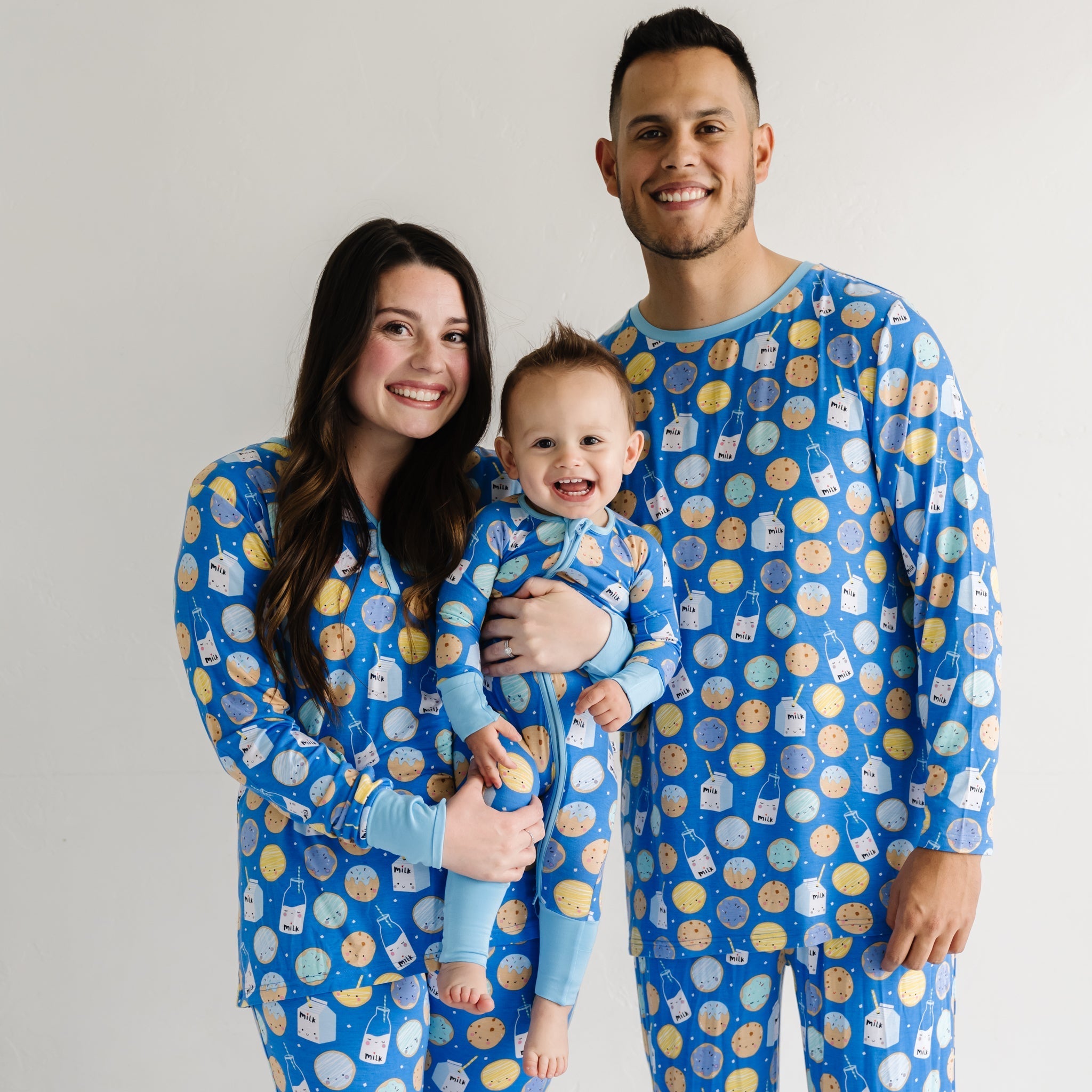 Blue Cookies & Milk Men's Pajama Top