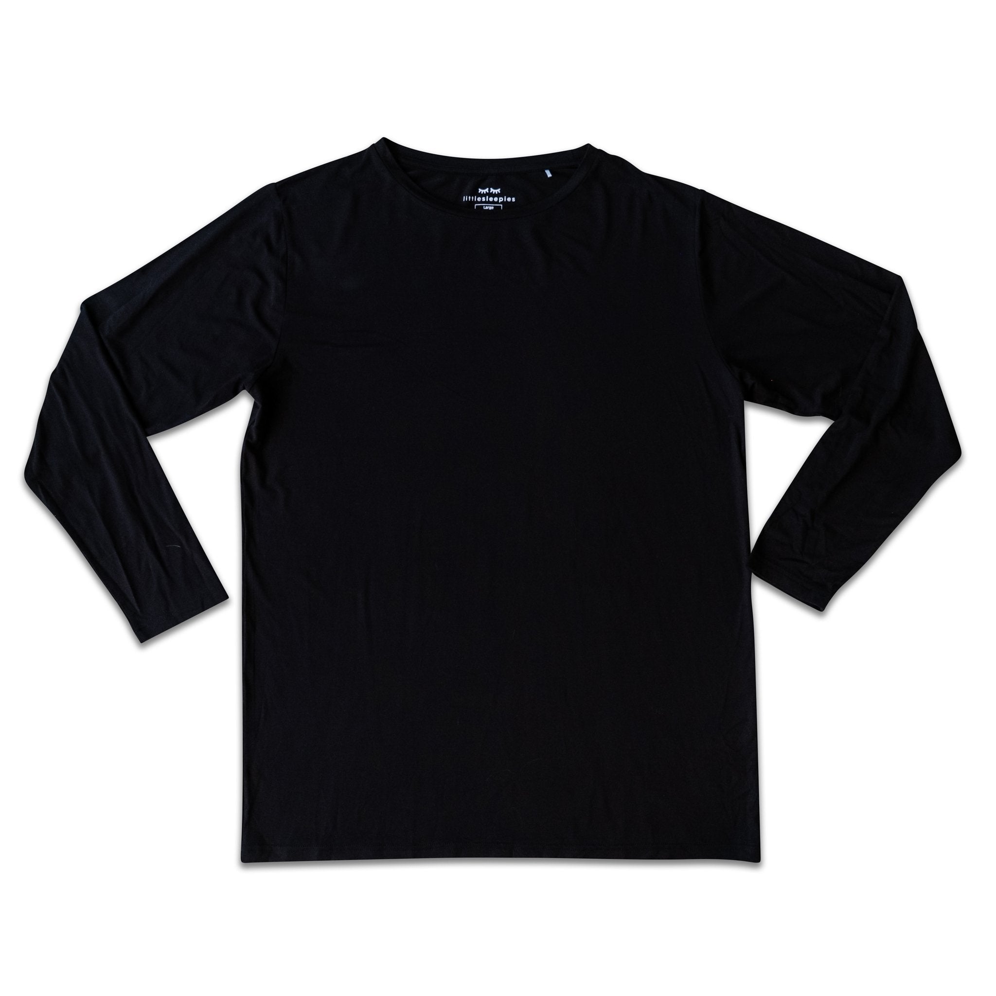 Black Men's Pajama Top