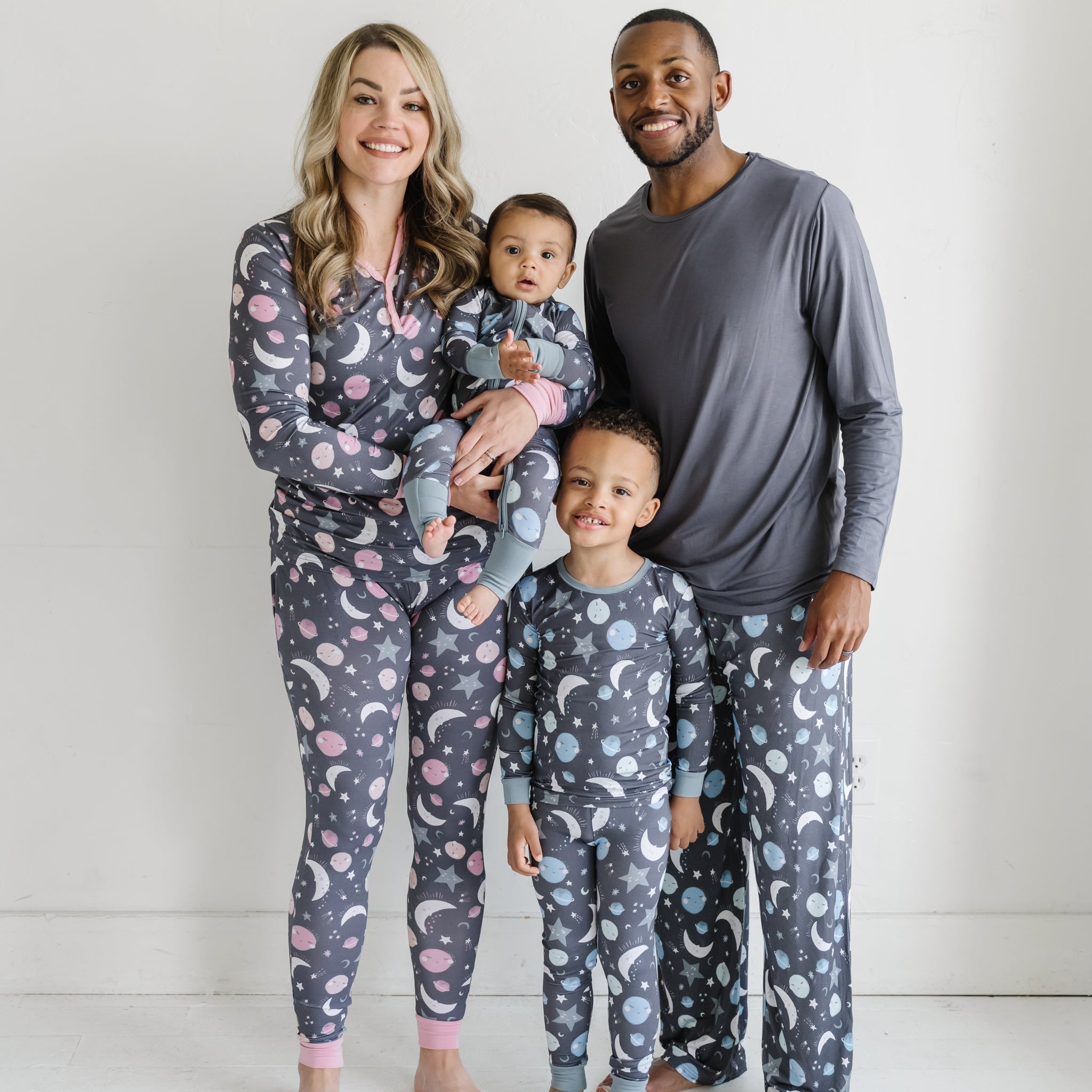 Blue To the Moon & Back Men's Pajama Pants
