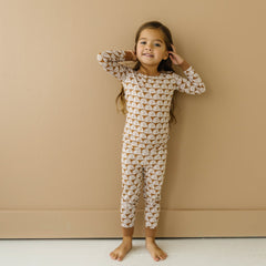 Rust Rainbows Two-Piece Pajama Set