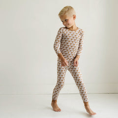 Rust Rainbows Two-Piece Pajama Set
