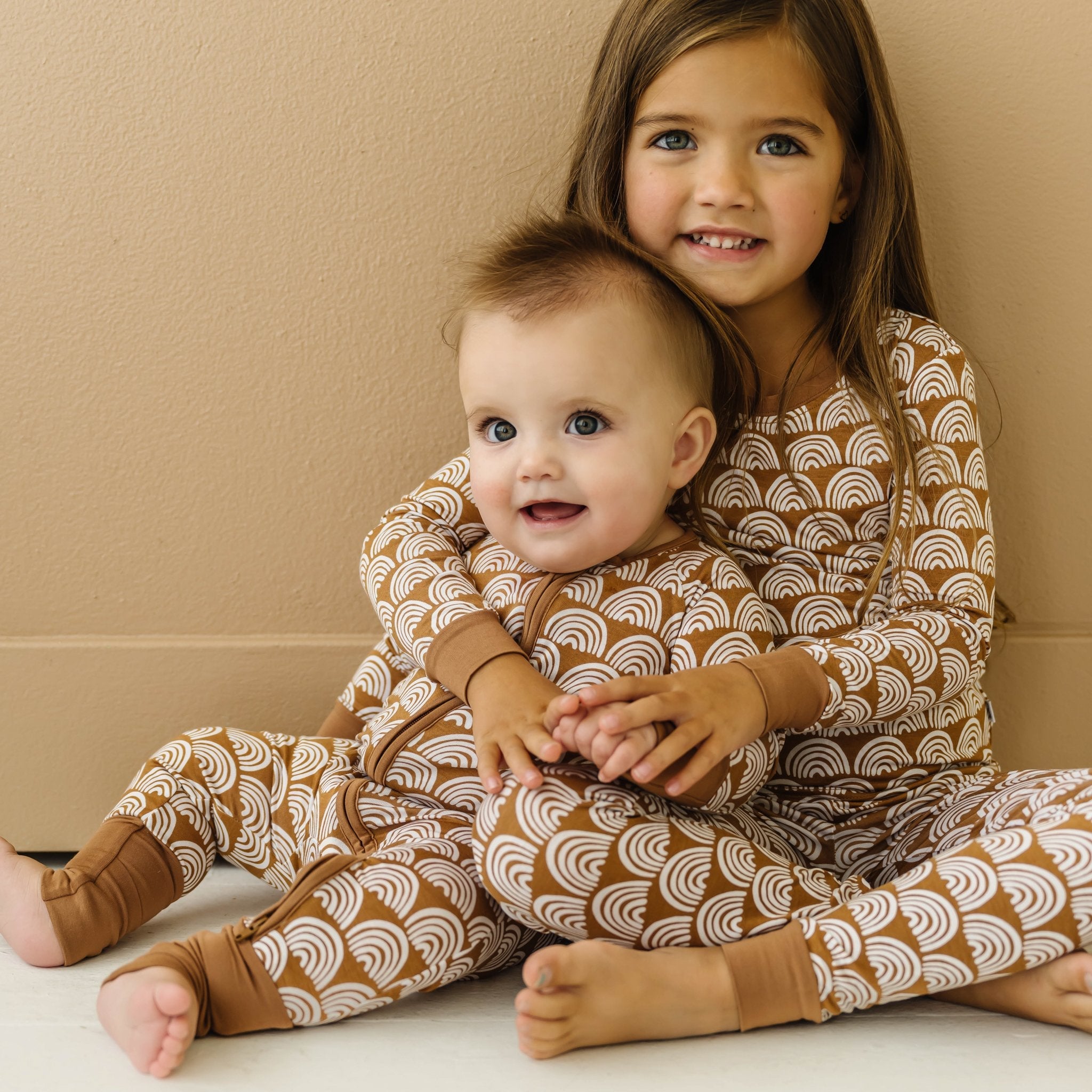 Rust Rainbows Two-Piece Pajama Set