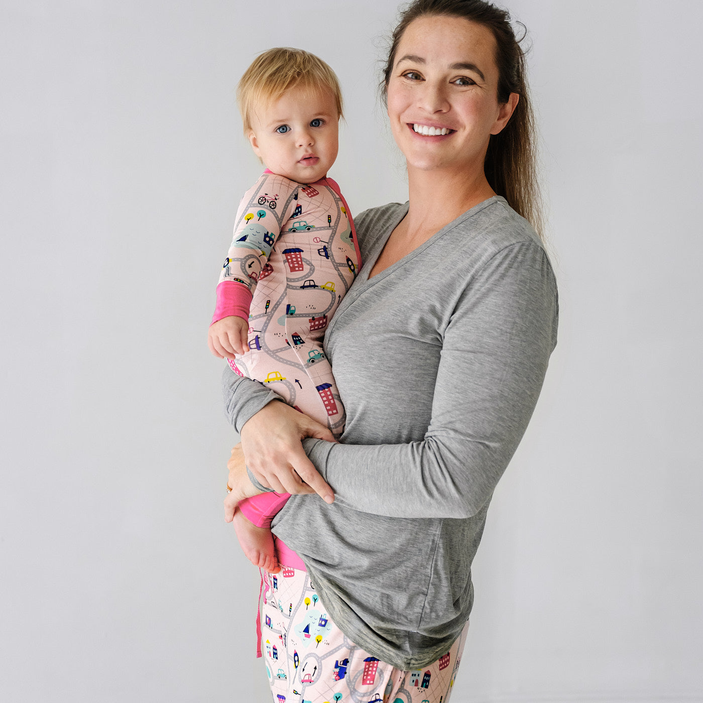 Heather Gray Women's Pajama Top