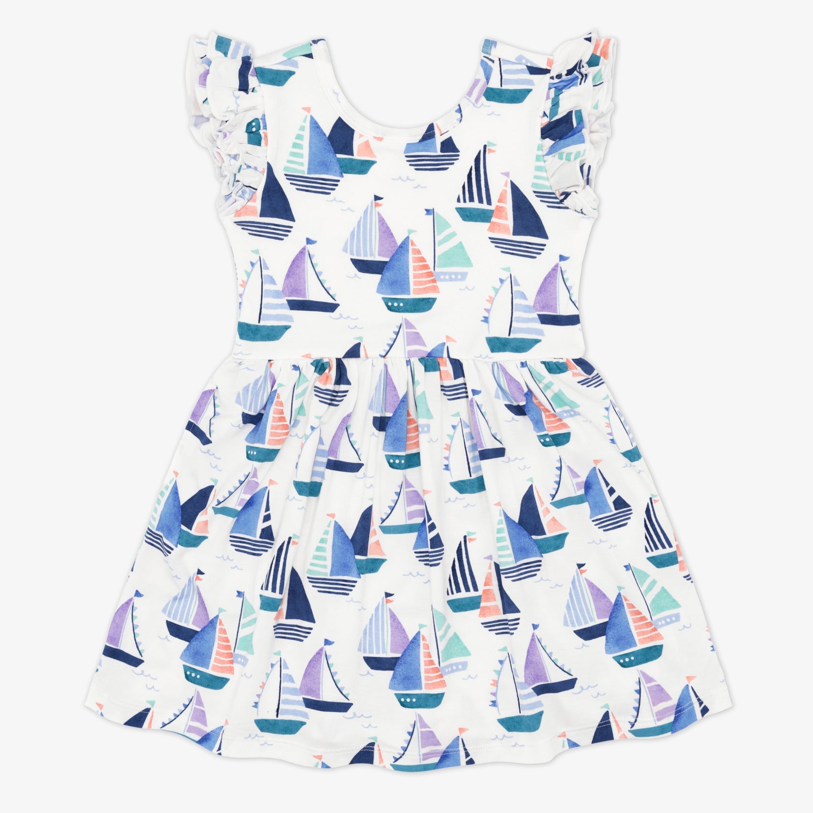 Seas The Day Flutter Skater Dress