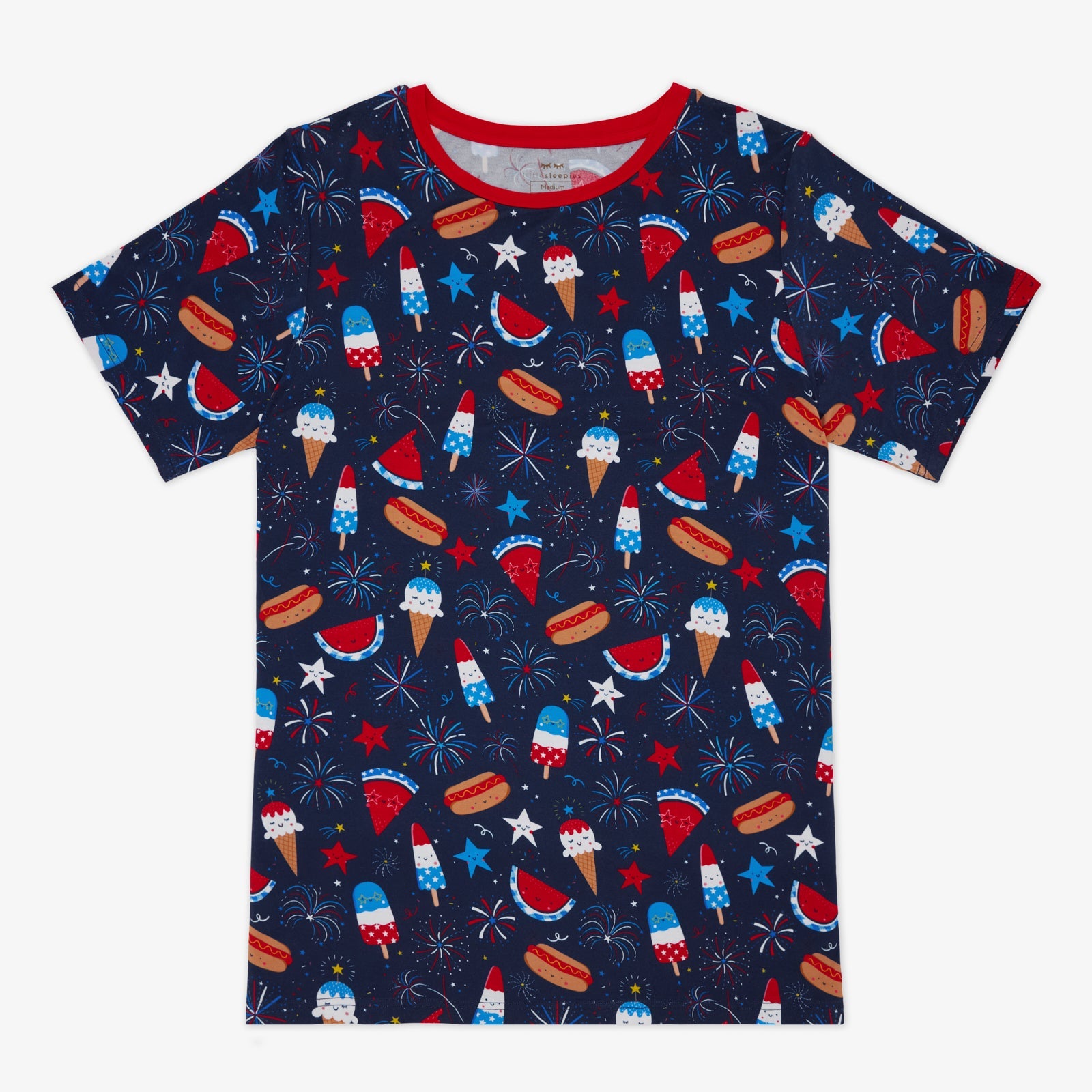 Snacks & Sparkles Men's Short Sleeve Pajama Top