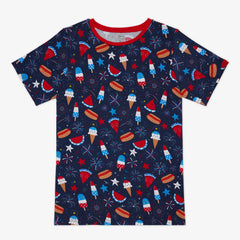 Snacks & Sparkles Men's Short Sleeve Pajama Top